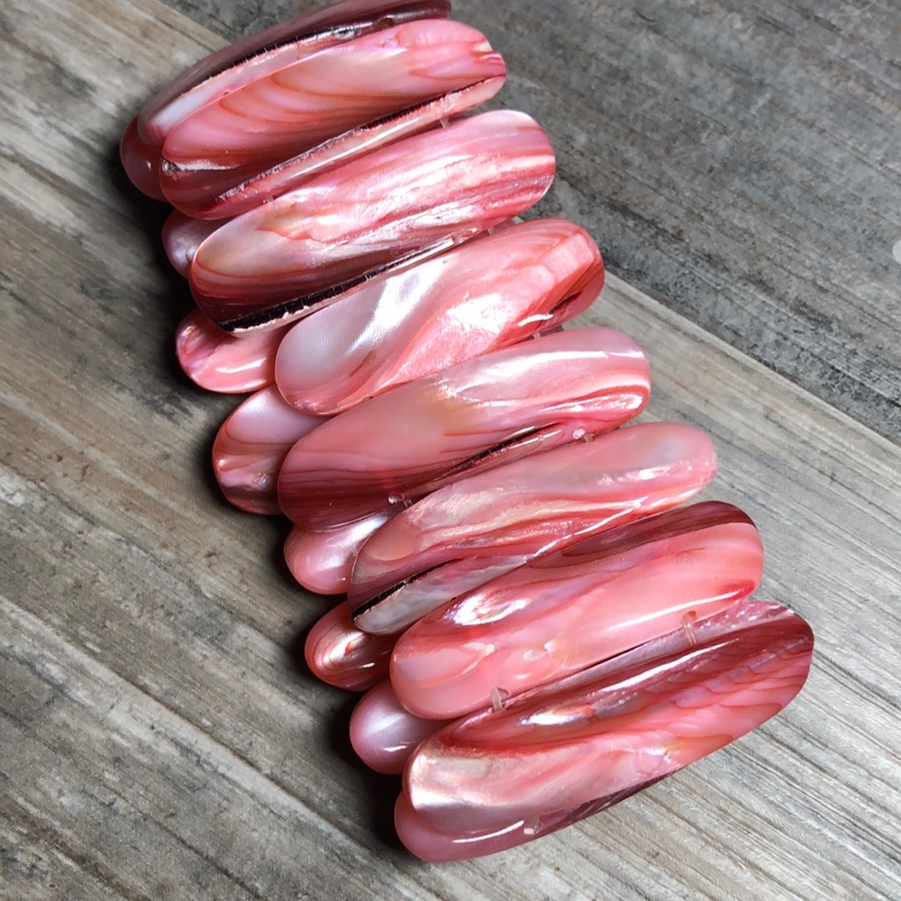 5 for $10 Pink coral expansion bracelet